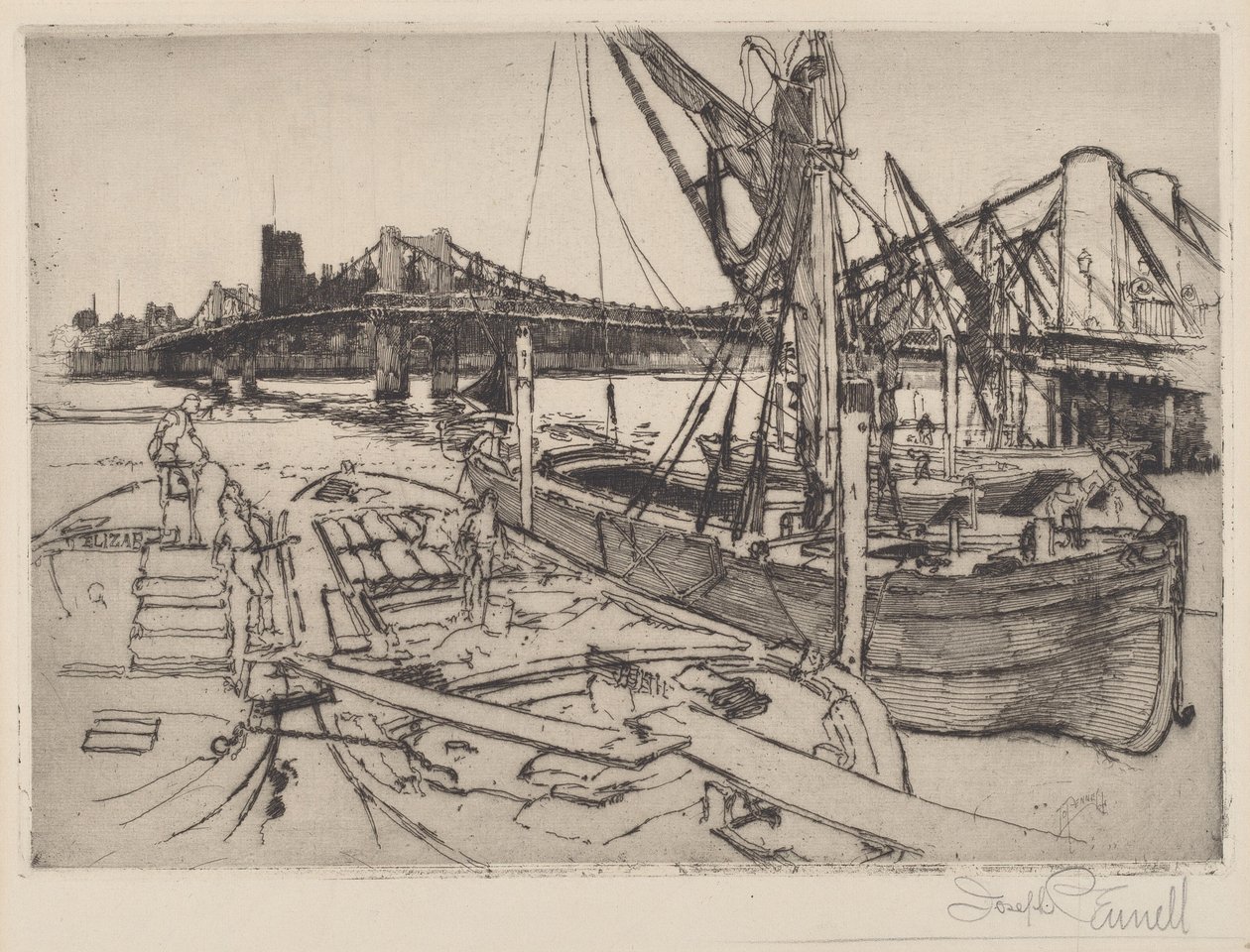 Chelsea, nr.II af Joseph Pennell