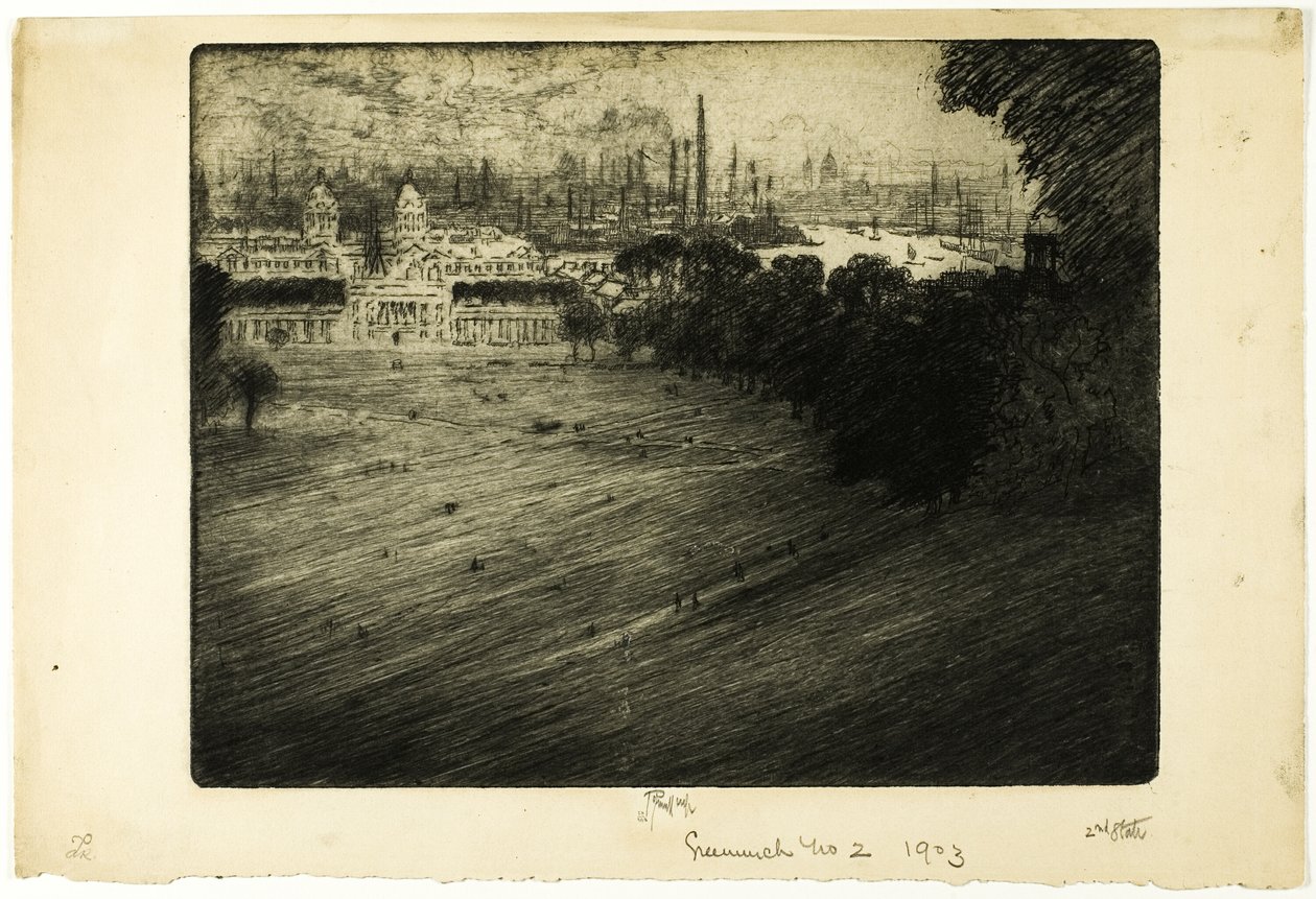 Greenwich Park, nr. 2 af Joseph Pennell