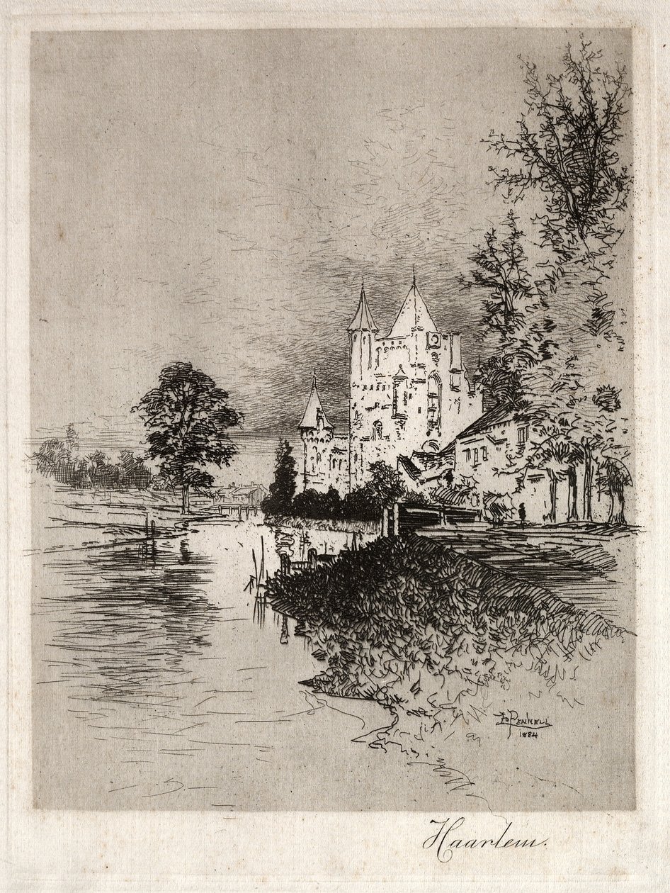 Haarlem, 1884. af Joseph Pennell