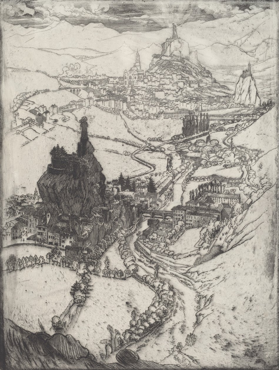 LePuy, 1894. af Joseph Pennell