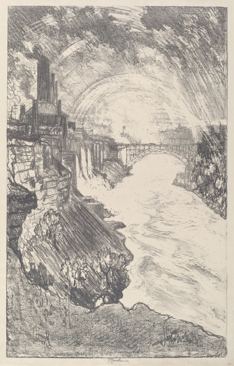 Niagara regnbuer af Joseph Pennell