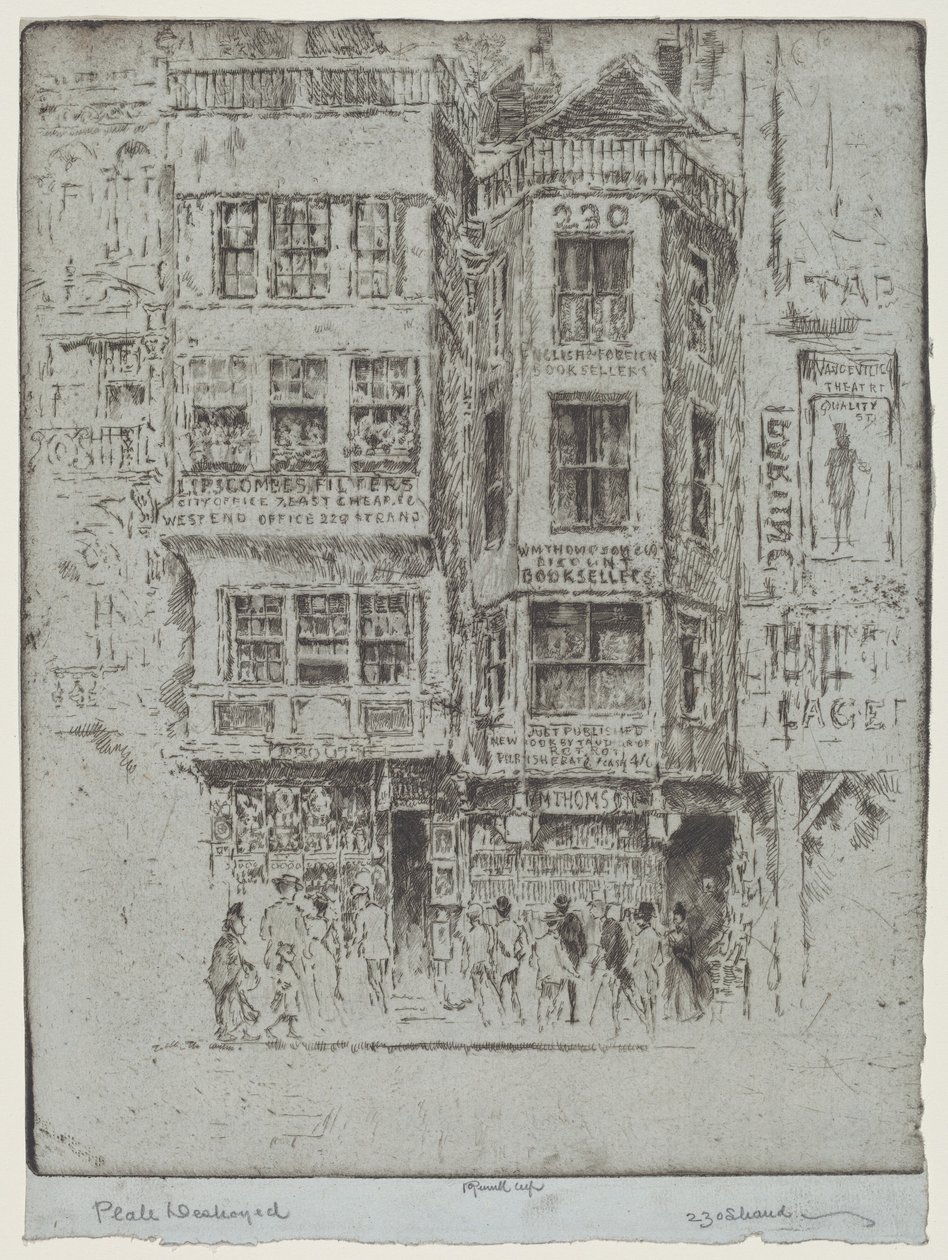 nr. 230 Strand af Joseph Pennell