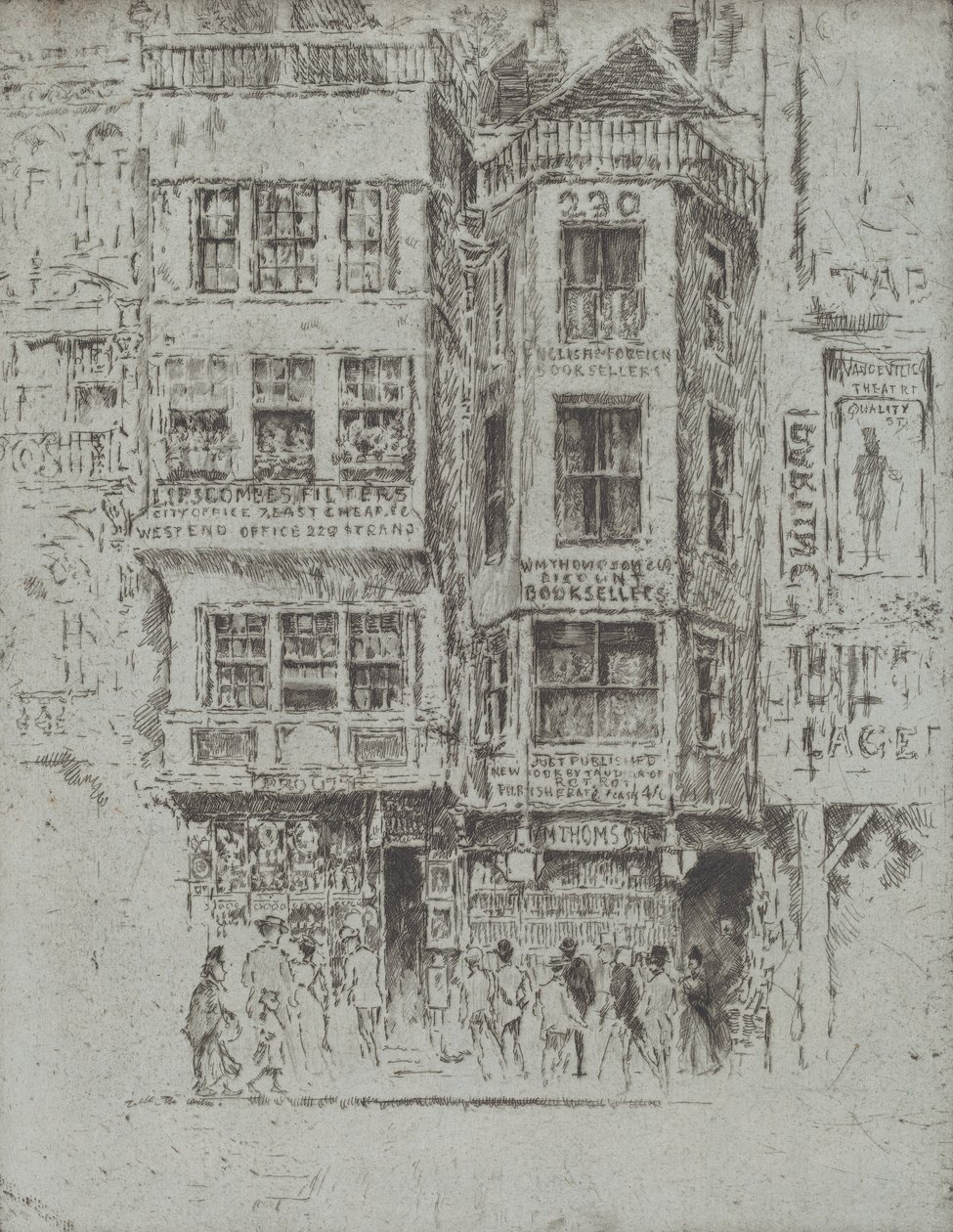 nr. 230 Strand, 1903. af Joseph Pennell