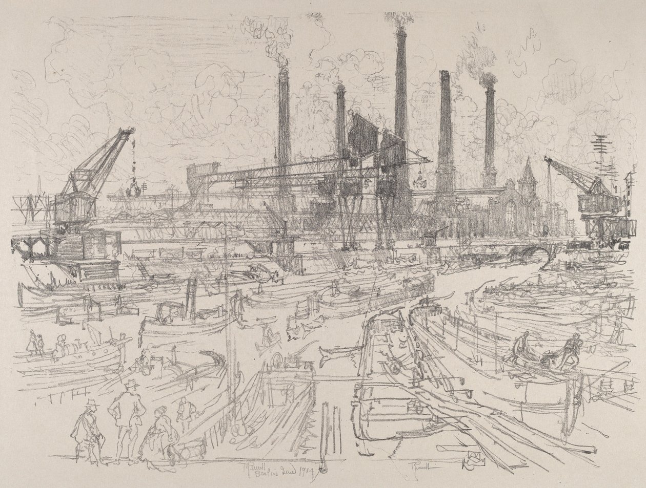 Power-House, Berlin af Joseph Pennell