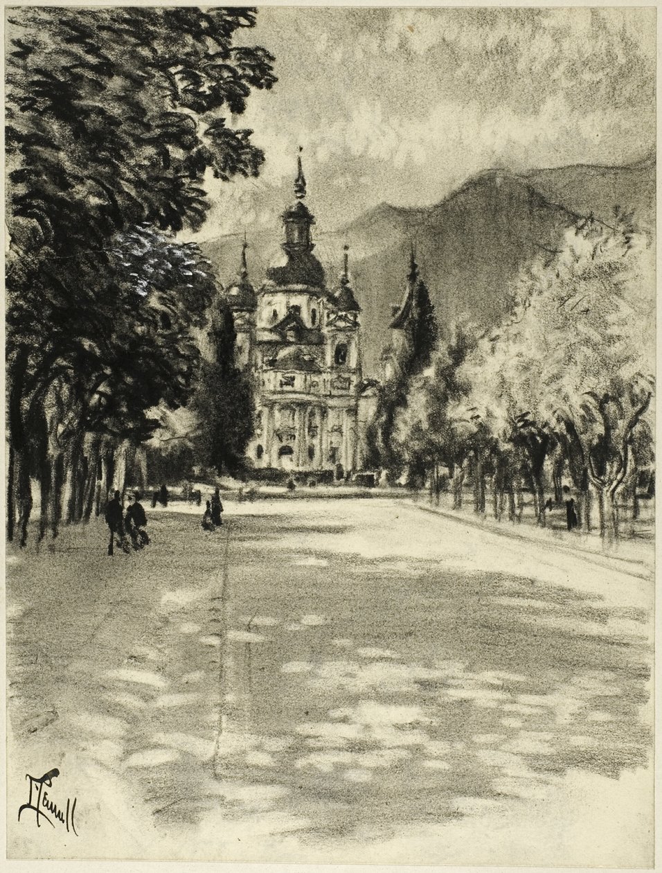 Sankt Ildefonso af Joseph Pennell
