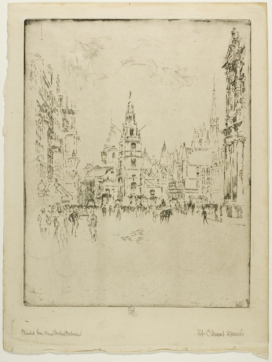 Sankt Clements danskere af Joseph Pennell