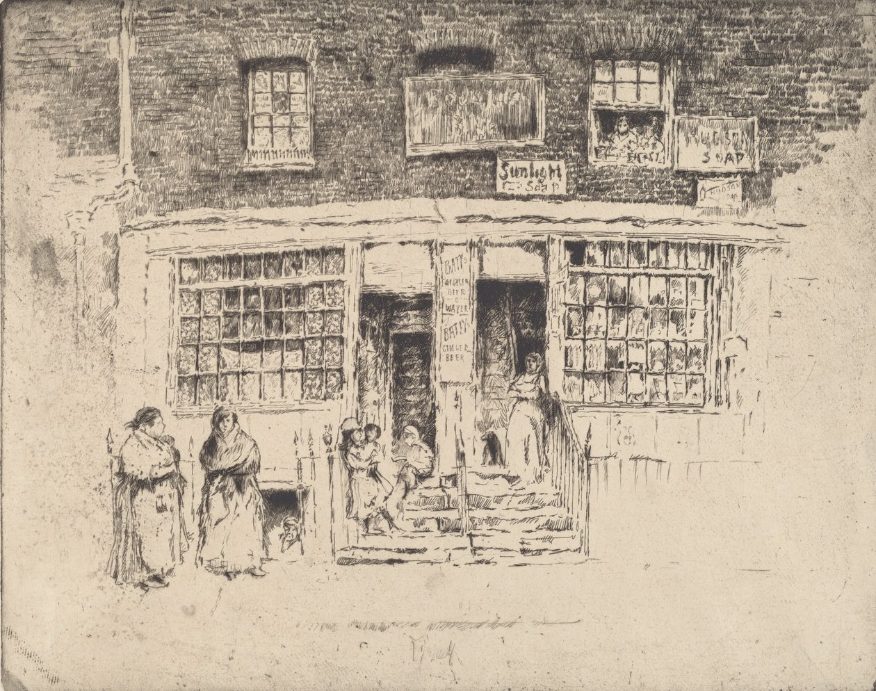 Sunlight Soap, 1905. af Joseph Pennell