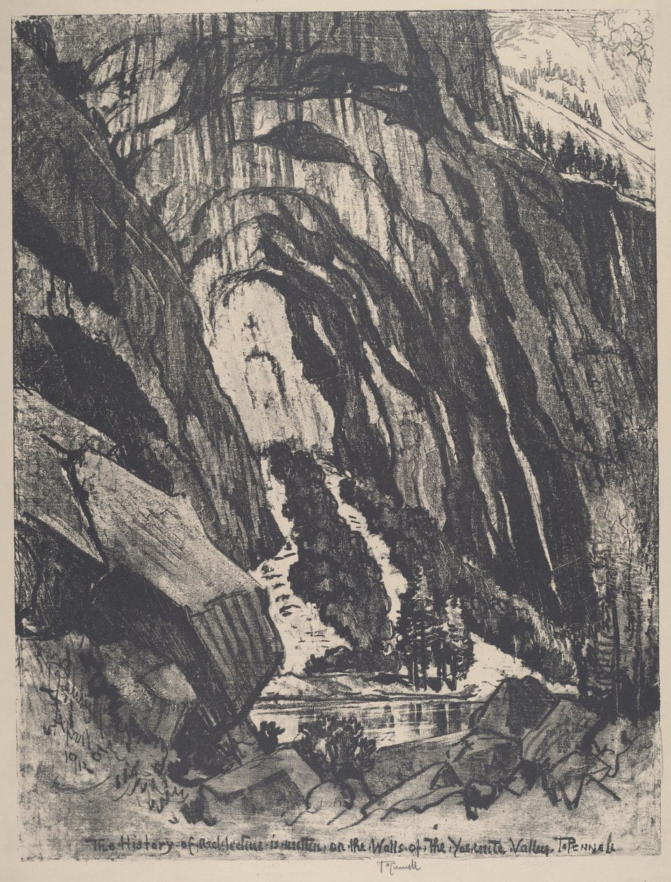 Katedraldøren af Joseph Pennell