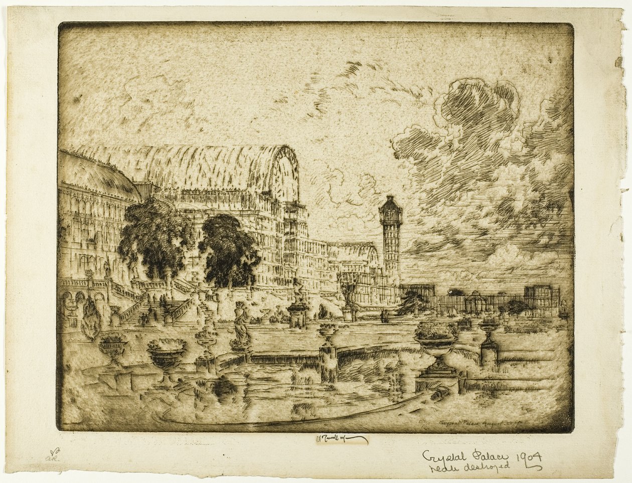 Krystalpaladset af Joseph Pennell