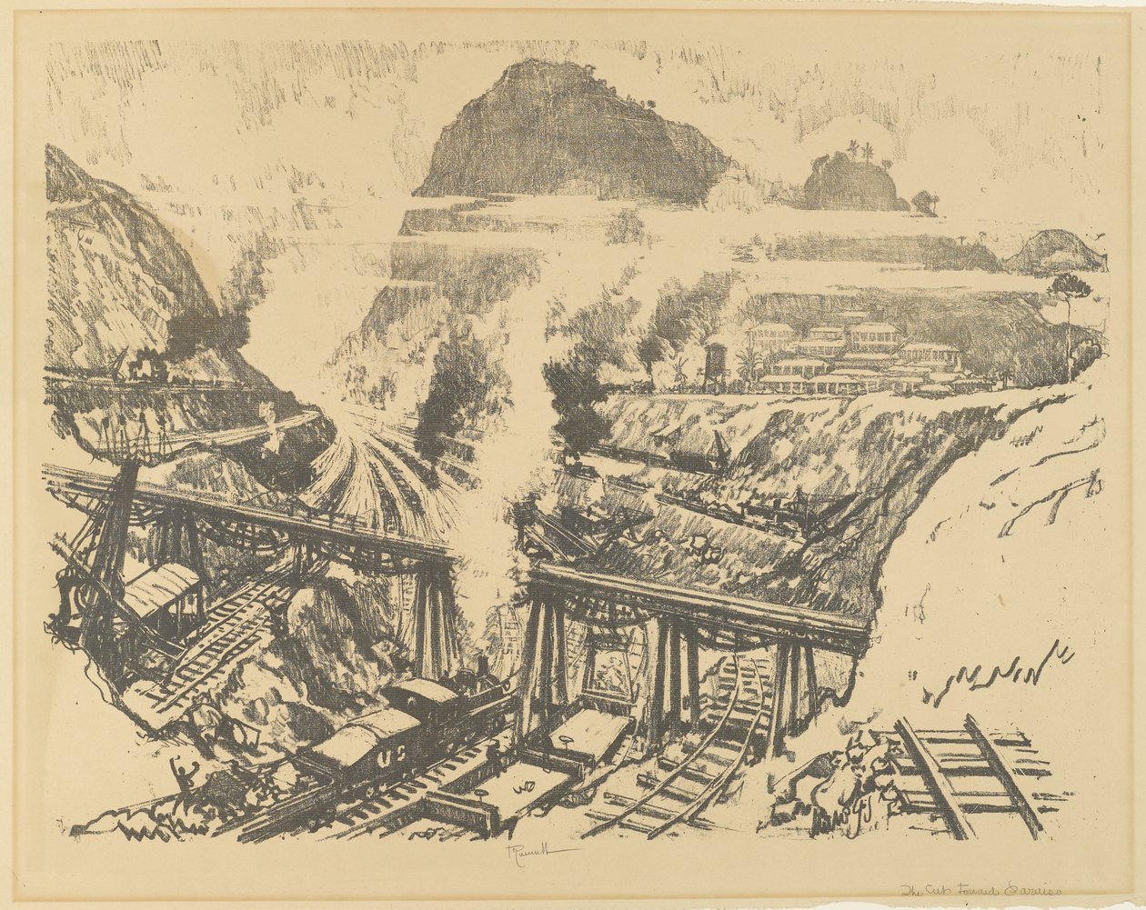 The Cut i Paraiso af Joseph Pennell
