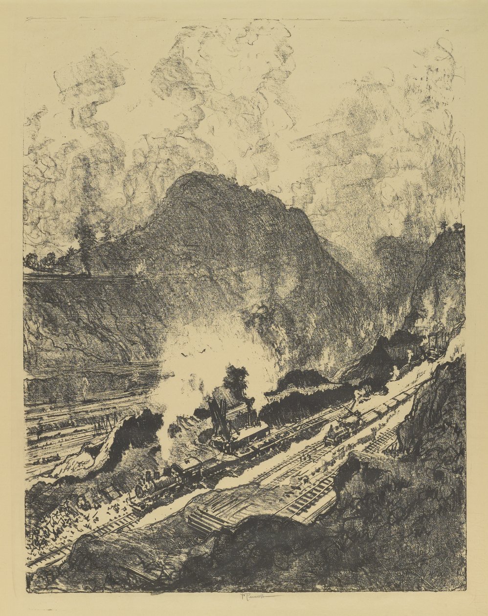 Snittet fra Culebra af Joseph Pennell