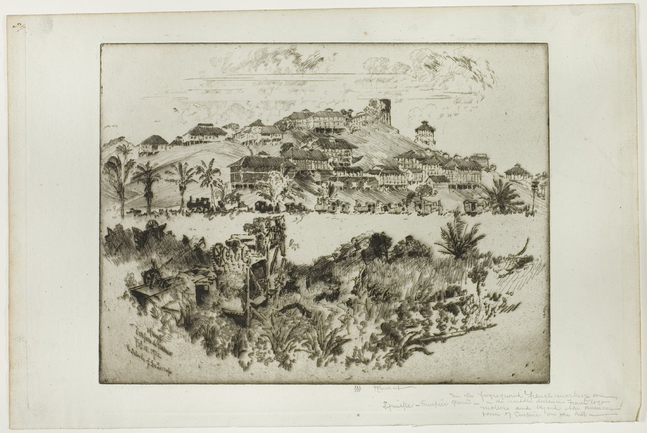 Debacle of de Lesseps, Panama af Joseph Pennell