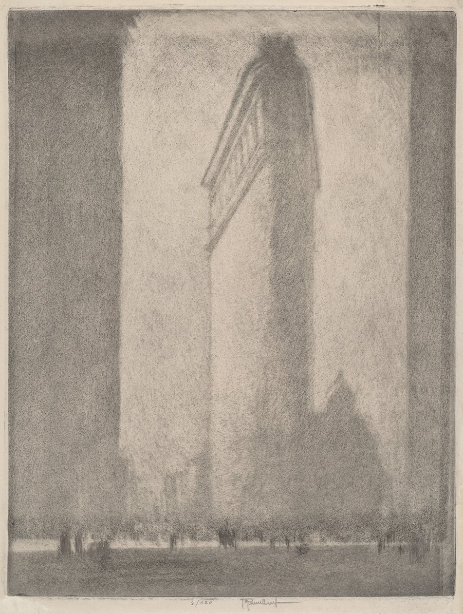 The Flat Iron New York, 1908. af Joseph Pennell