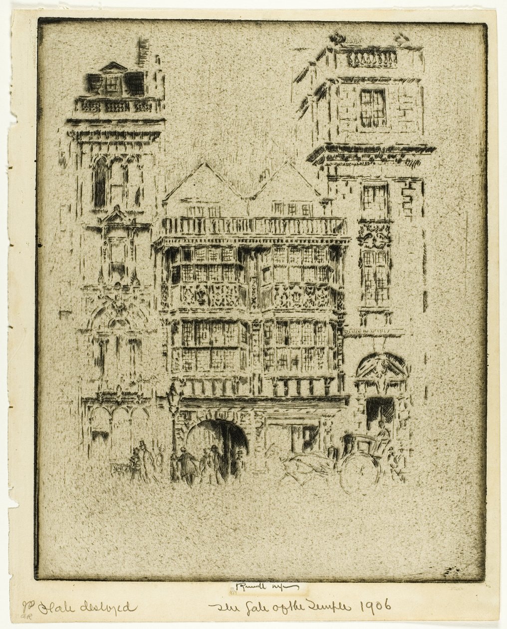 Templets port af Joseph Pennell