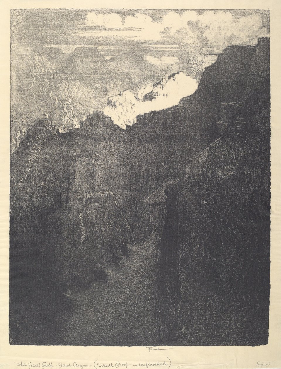 Den Store Golf, 1912. af Joseph Pennell