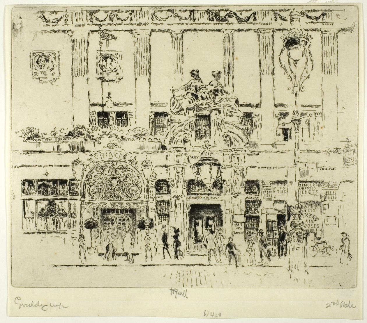 Instituttet, Piccadilly af Joseph Pennell