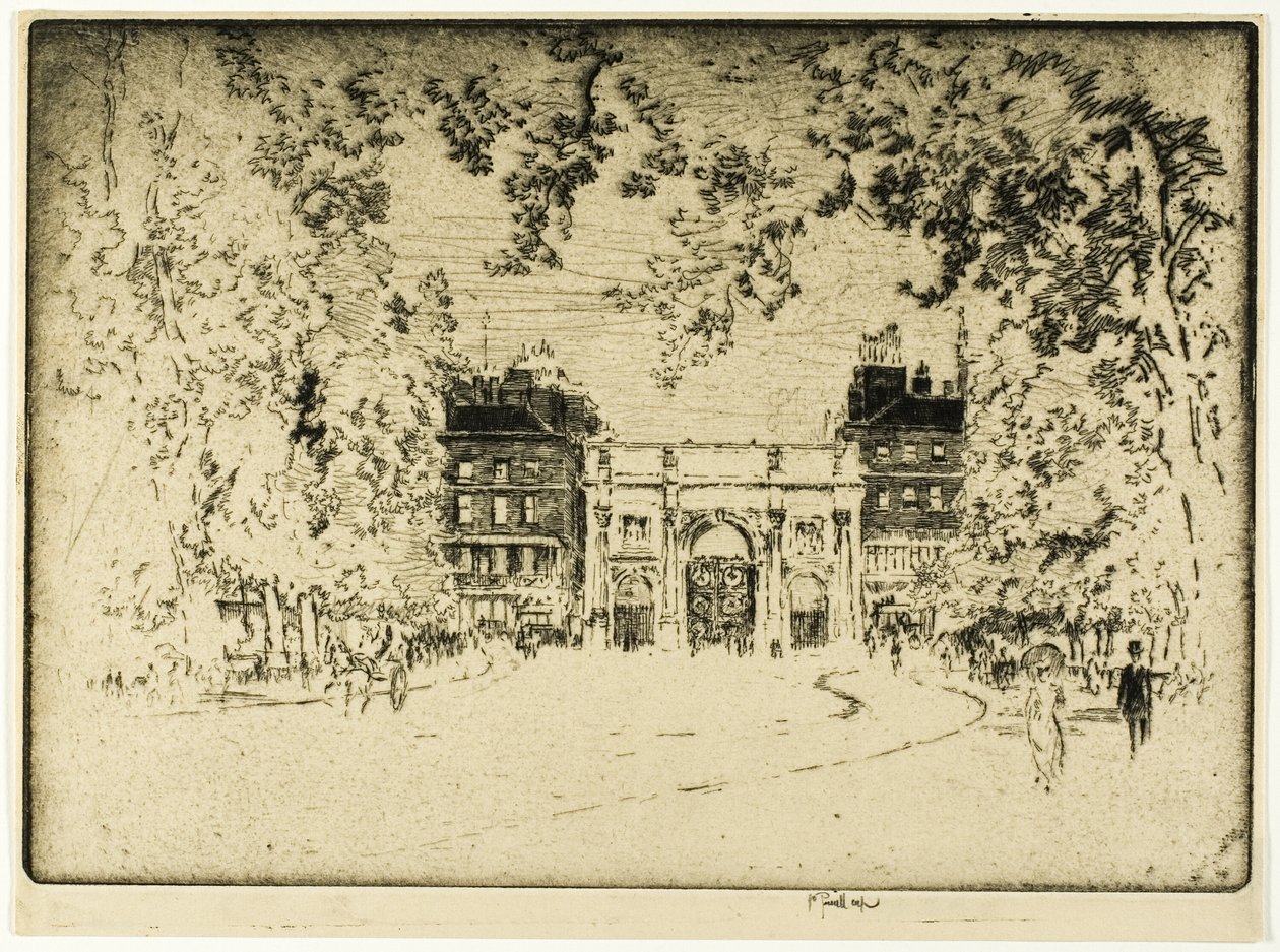 Marmorbuen af Joseph Pennell