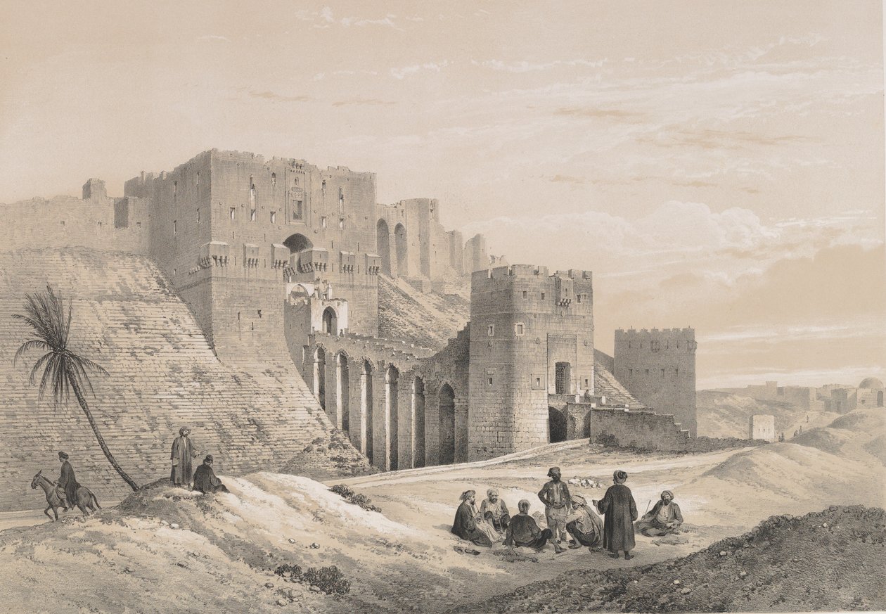 48. Aleppo Slot, 1843. af Joseph Philibert Girault De Prangey