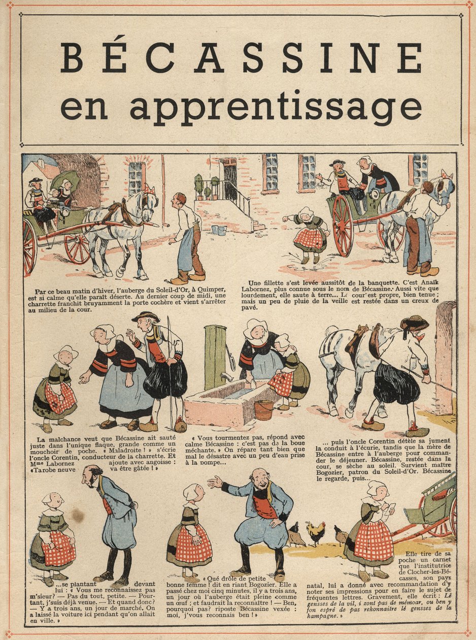 Becassine i træning af Joseph Porphyre Pinchon