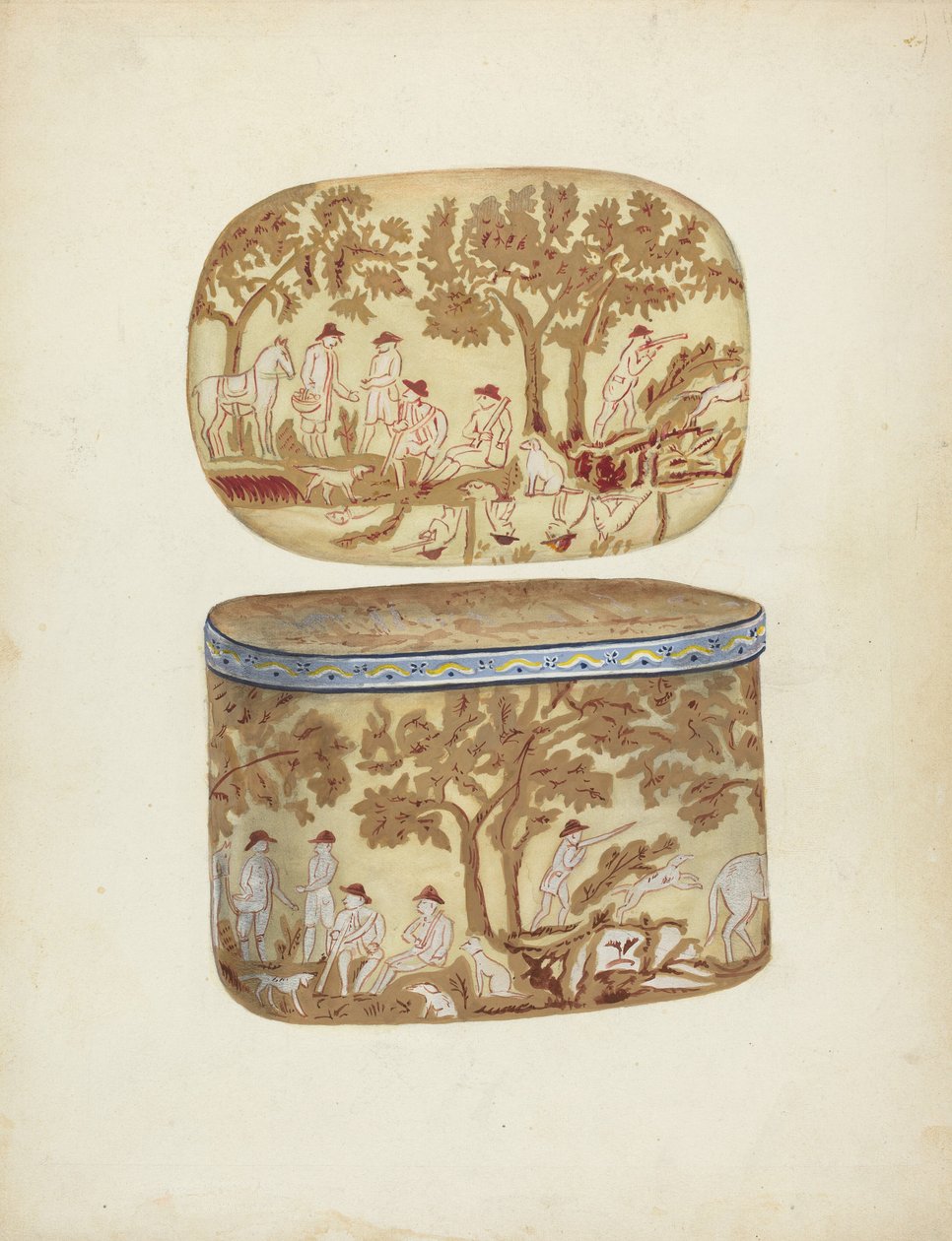 Bandbox, ca. 1953. af Joseph Rothenberg