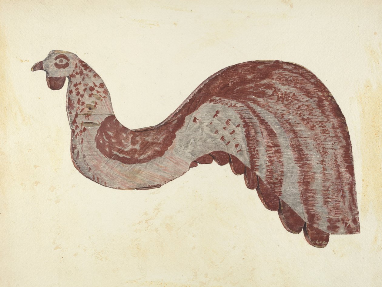 Cock Weather Vane, 19351942. af Joseph Rothenberg