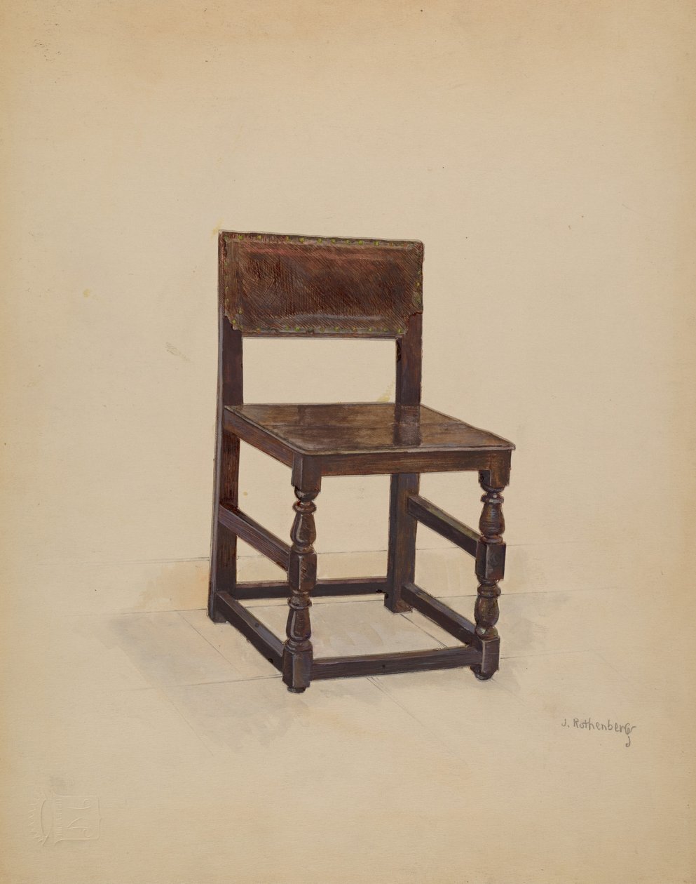 Sidestol, 1936. af Joseph Rothenberg