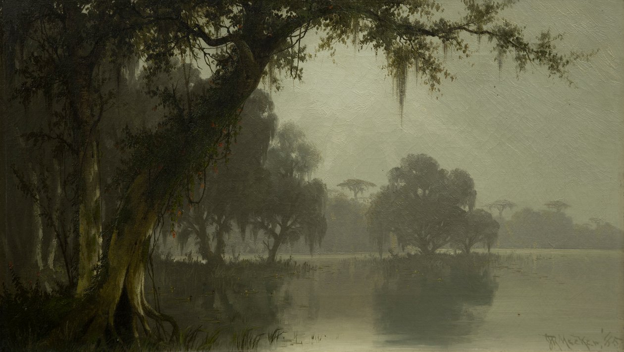 Sumpscene af Joseph Rusling Meeker