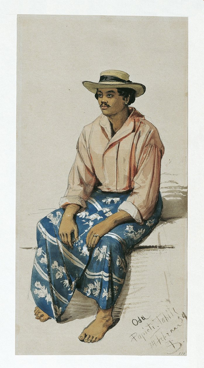 Indfødt på Tahiti af Joseph Selleny