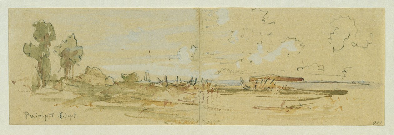 Uferlandschaft der Insel Puinipet (Ponape), Caroline Islands af Joseph Selleny