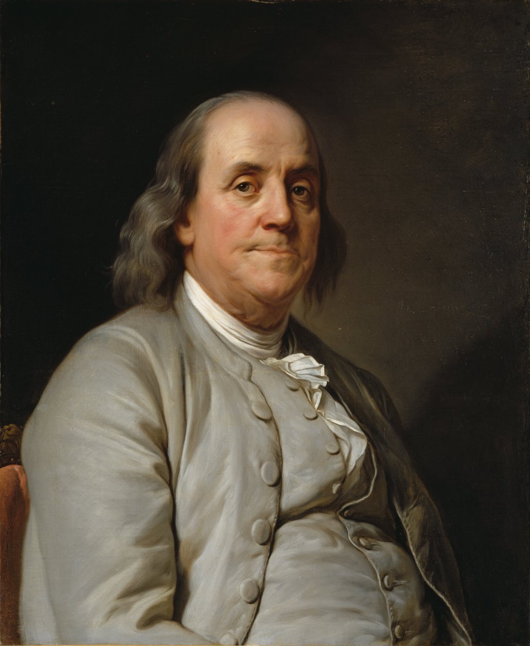 Benjamin Franklin af Joseph Siffred Duplessis