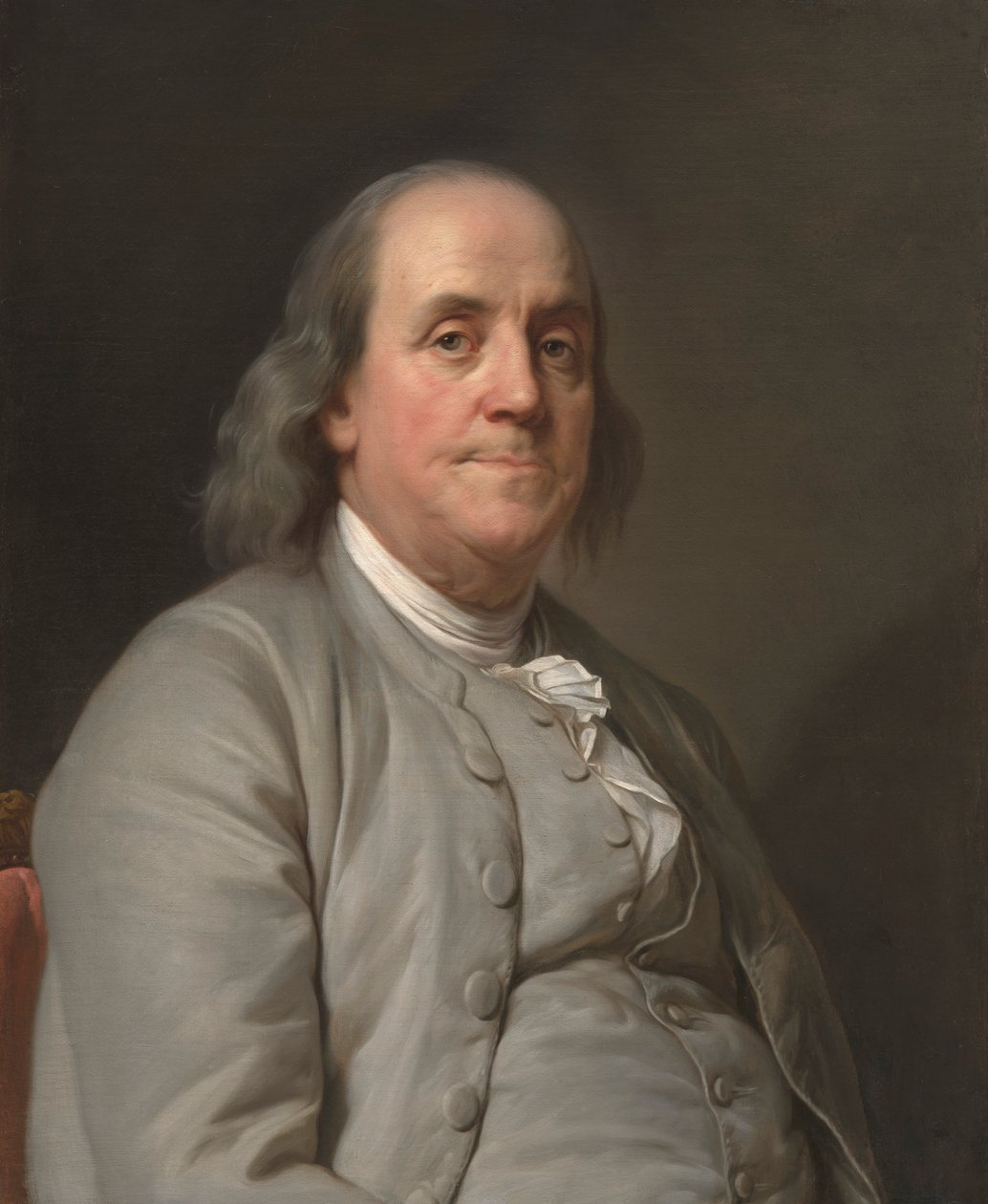 Benjamin Franklin, ca. 1785. af Joseph Siffred Duplessis