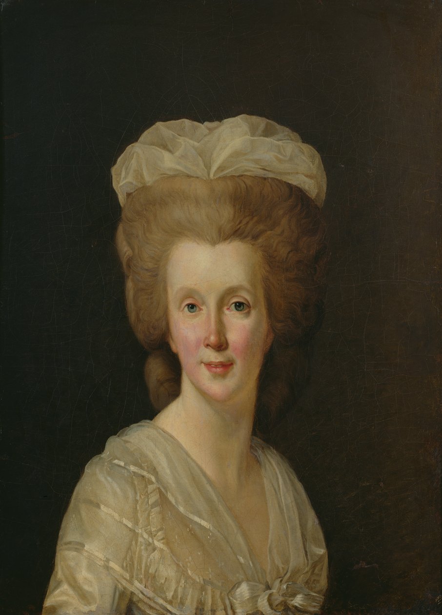 Portræt af Madame Necker (1739-94) af Joseph Siffred Duplessis
