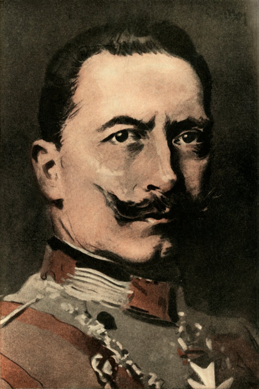 Vilhelm II., tysk kejser, 1910. af Joseph Simpson