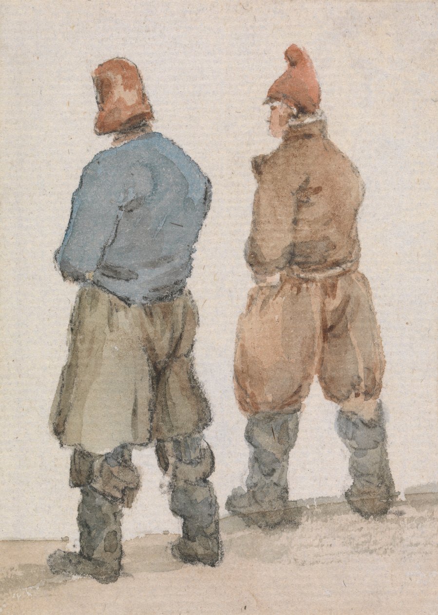 To fiskere set bagfra af Joseph Stannard