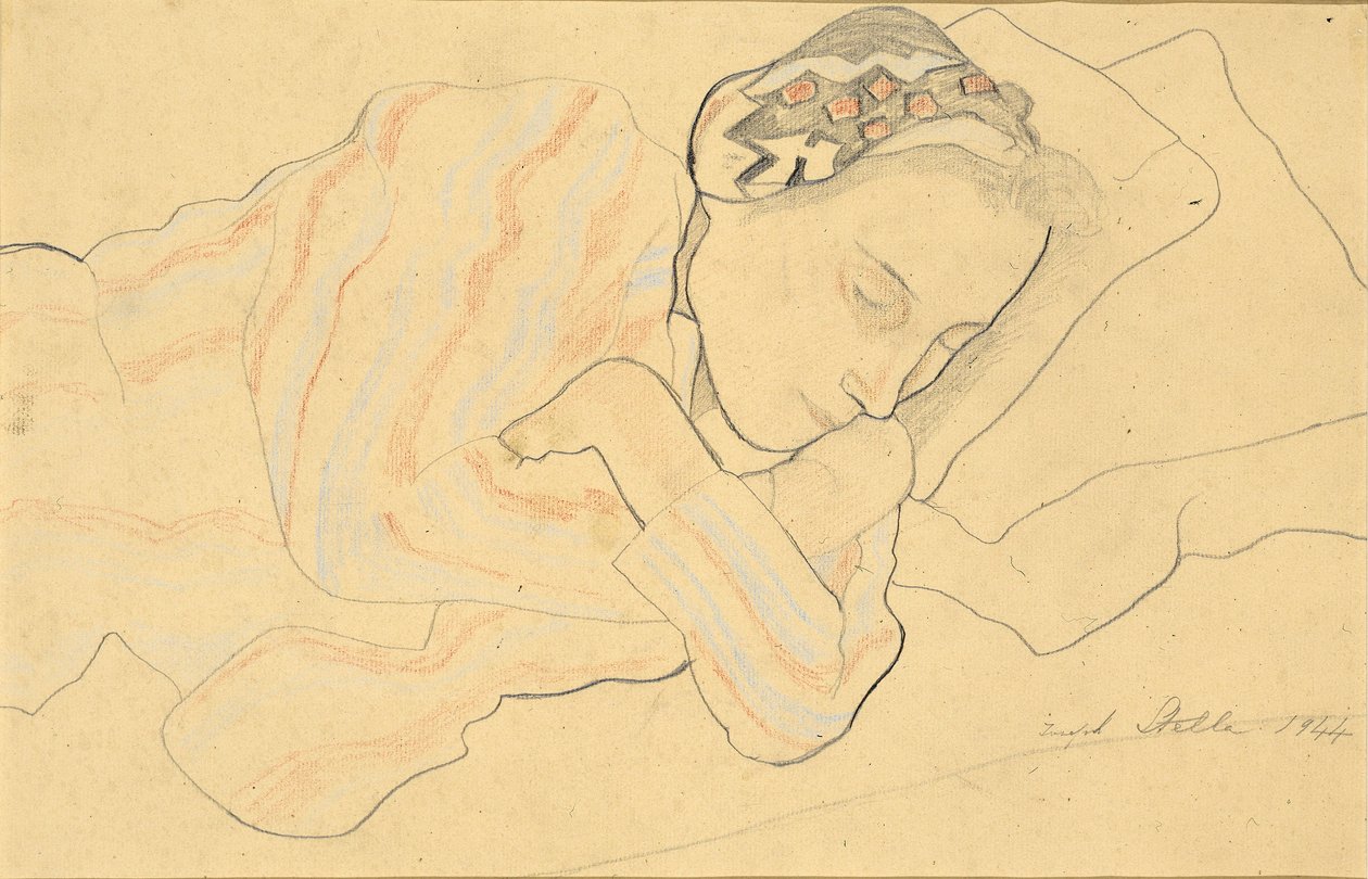 Portræt af Clara Fasano af Joseph Stella