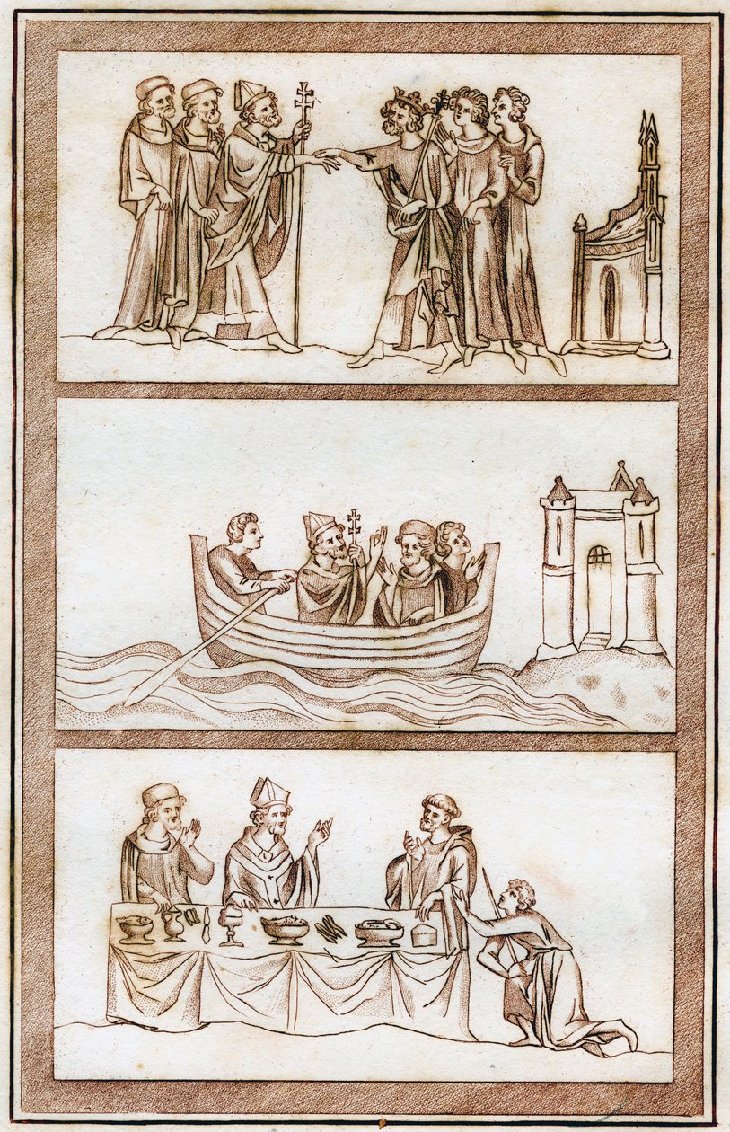 Thomas Beckets liv, 1801. af Joseph Strutt