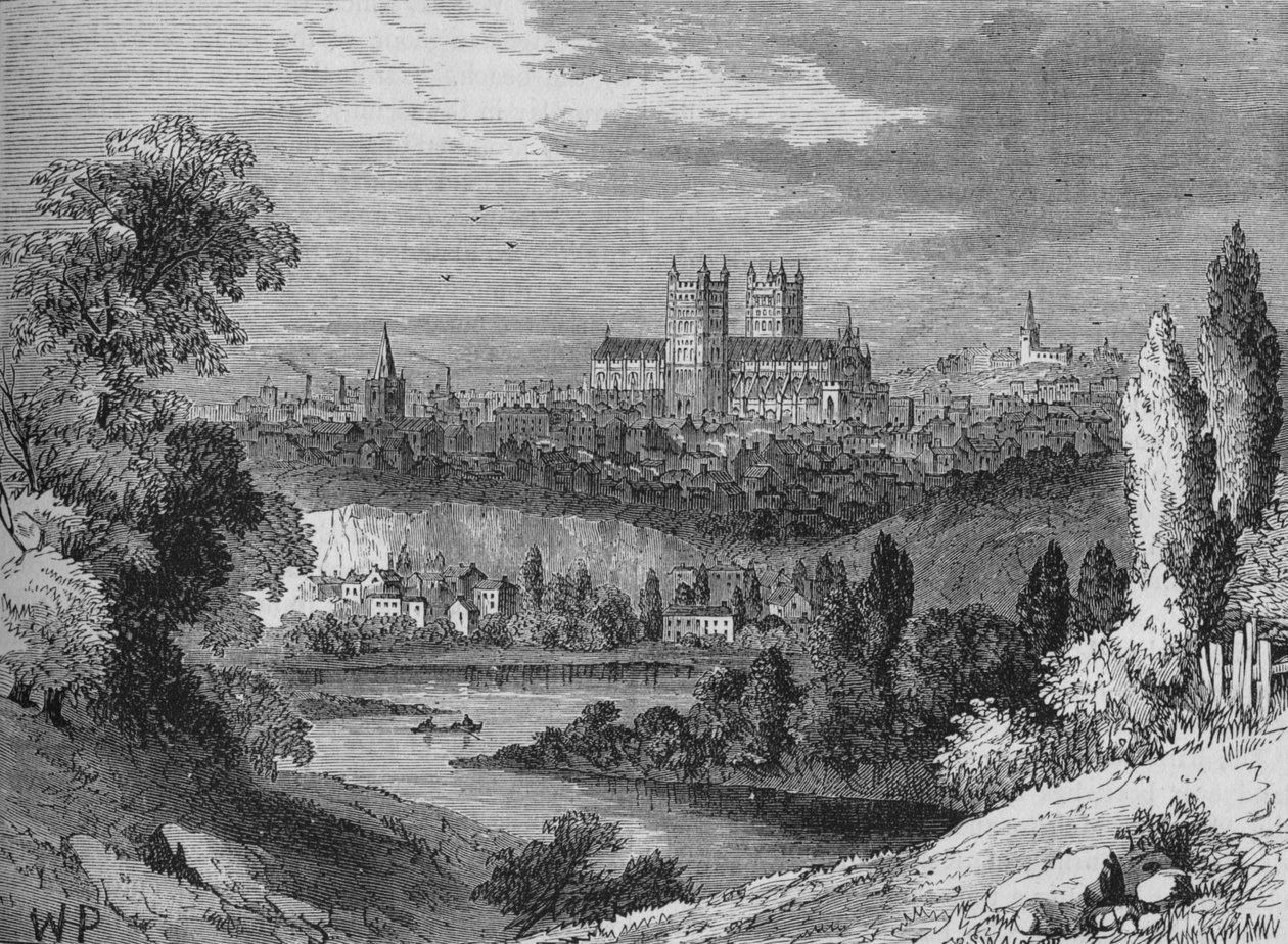 Exeter, c1880 af Joseph Swain