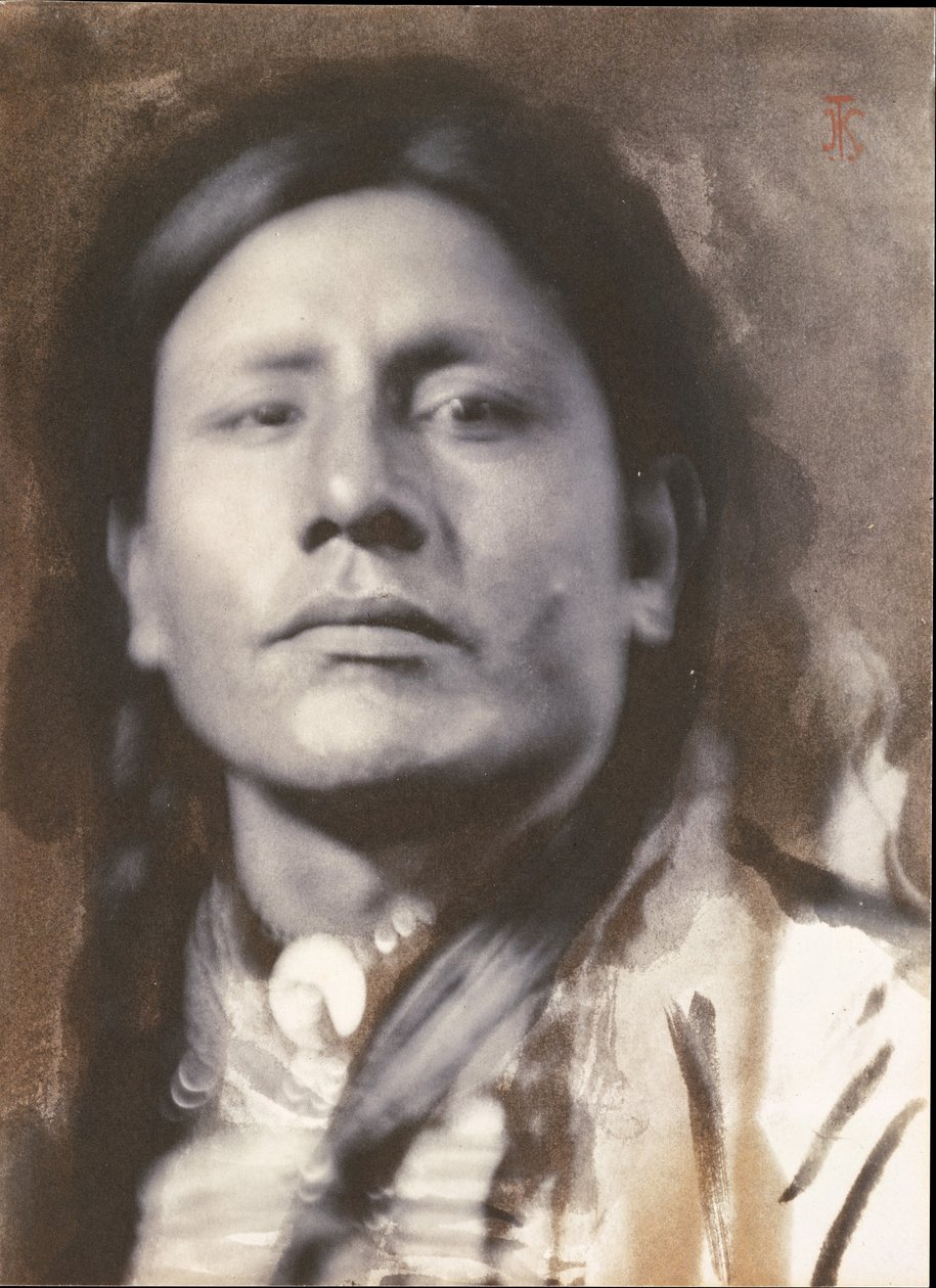 En Sioux-høvding [Har-No-Horses], 1898. af Joseph Turner Keiley