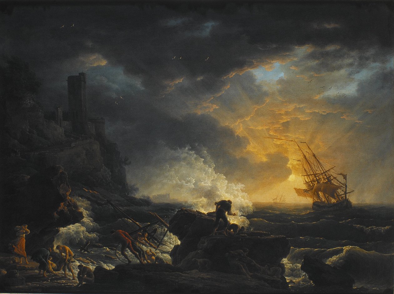 Hollandsk: Skibsvrag Skibsvrag af Joseph Vernet