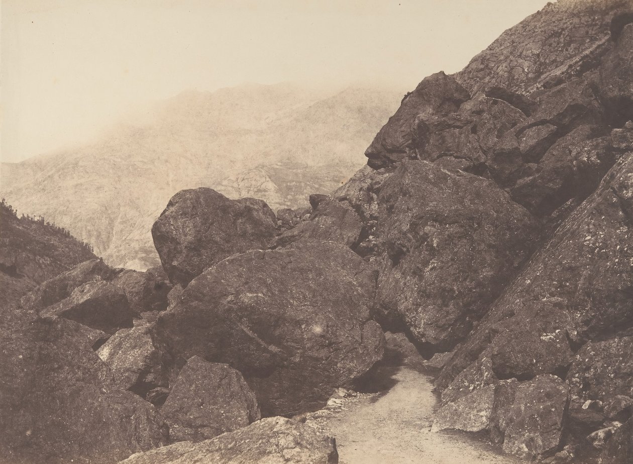 Blokke i kaos, St-Sauveur, 1853. af Joseph Vigier