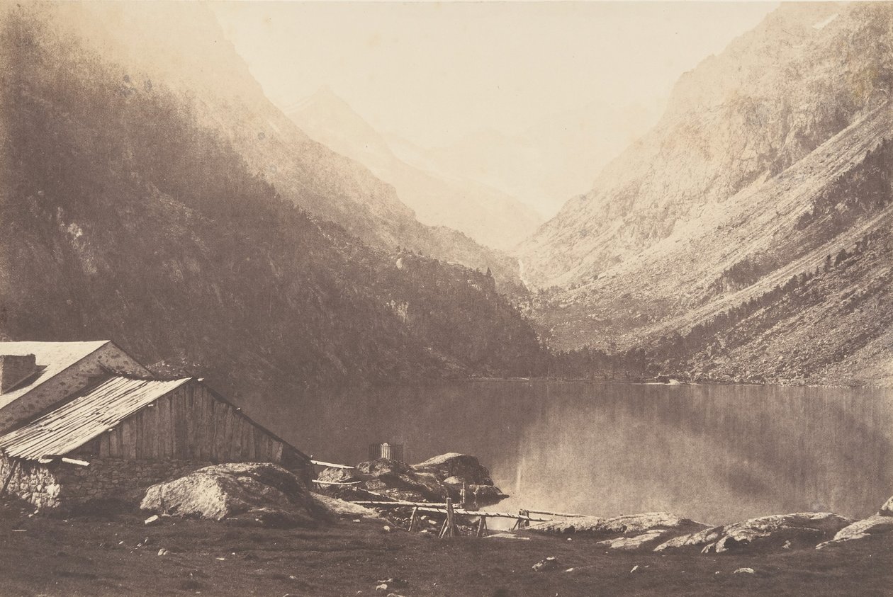 Gaube-søen, Cauterets, 1853. af Joseph Vigier