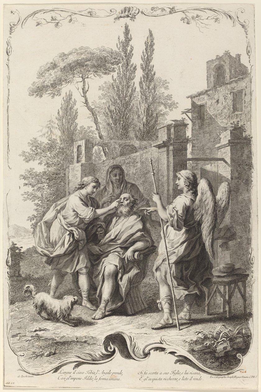Den blinde Tobias af Joseph Wagner