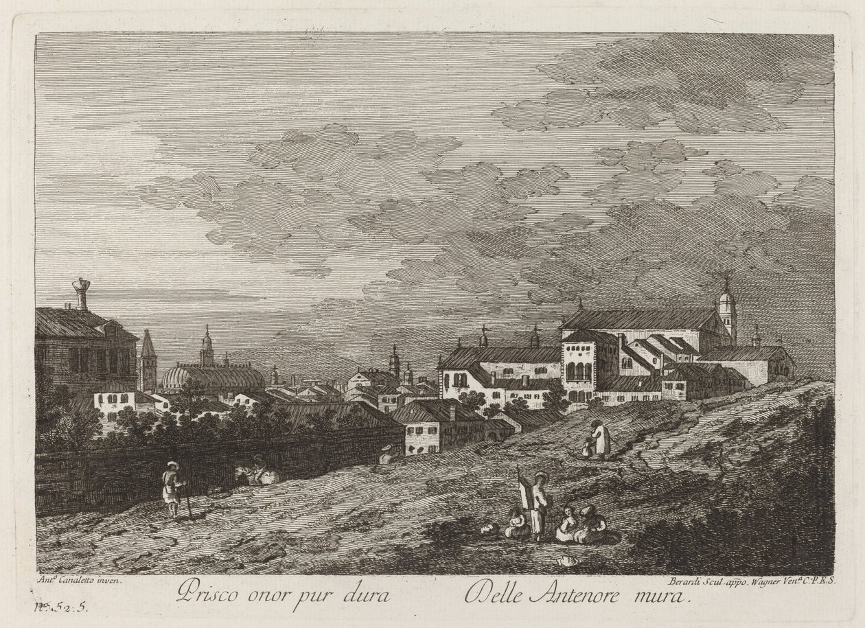Priscus-æren varer stadig ... af Joseph Wagner after Canaletto
