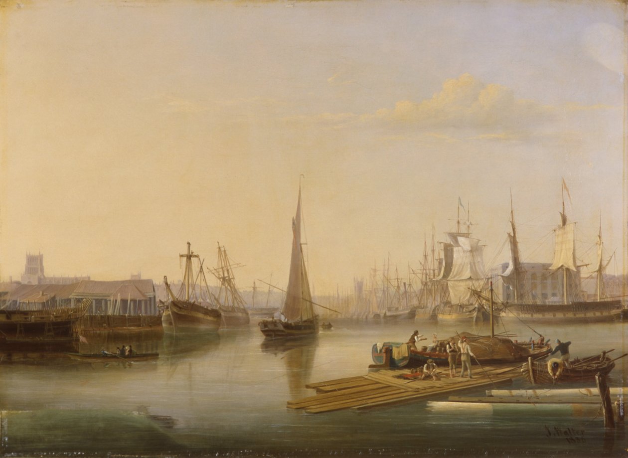 Bristol havn af Joseph Walter