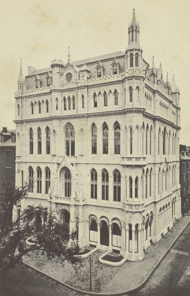 New Masonic Temple, Boston, 1860