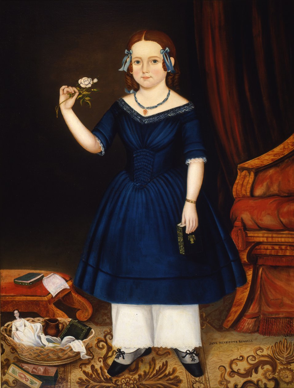 Jane Henrietta Russell, 1844 af Joseph Whiting Stock