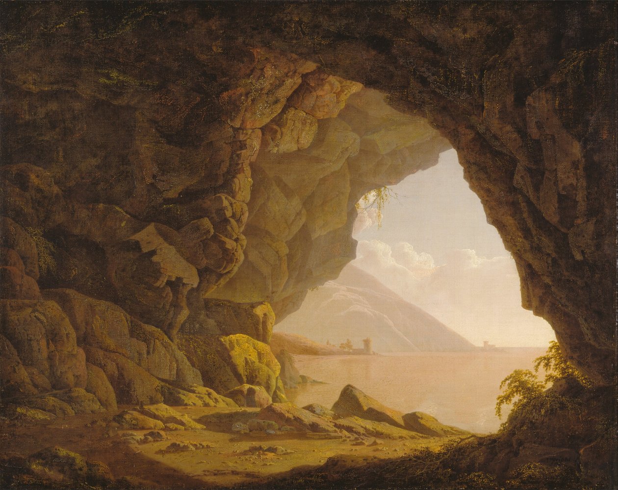Grotte, nær Napoli af Joseph Wright of Derby