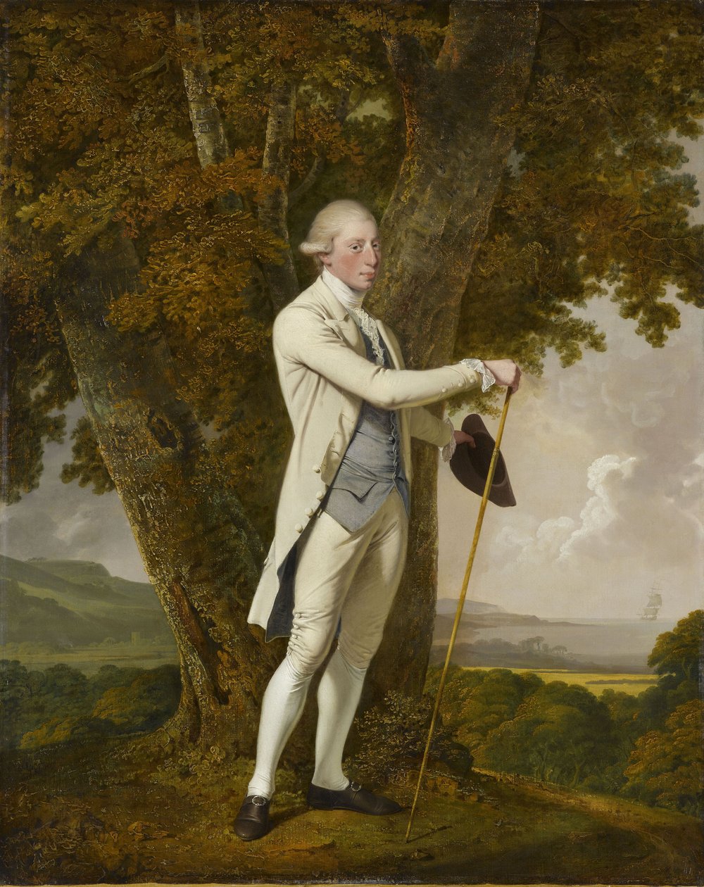 Portræt af John Milnes af Joseph Wright of Derby
