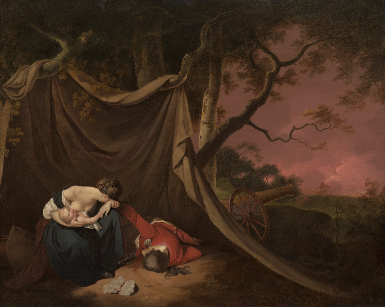 Den døde soldat af Joseph Wright of Derby