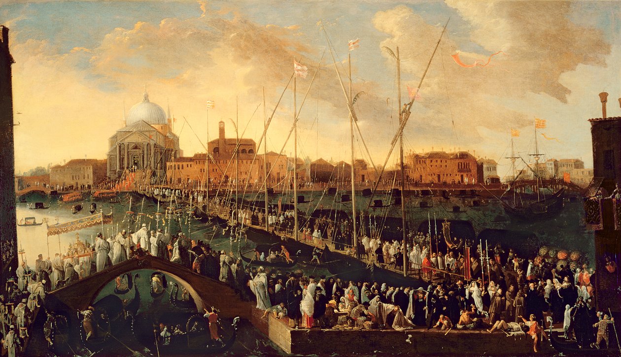 Redentore-processionen af Joseph Heintz der Jüngere